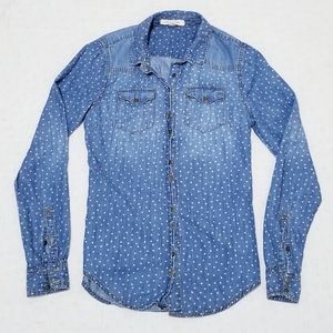 Life in Progress XS Button down long sleeves